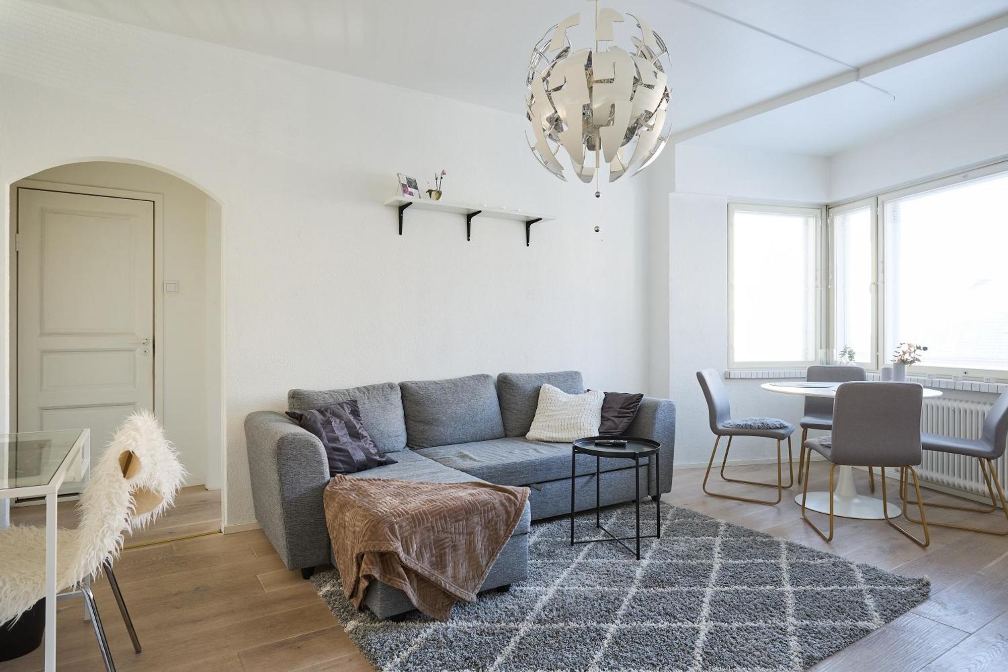 Apartment Cozy Two-room Near Bus- And Railwaystation Turku